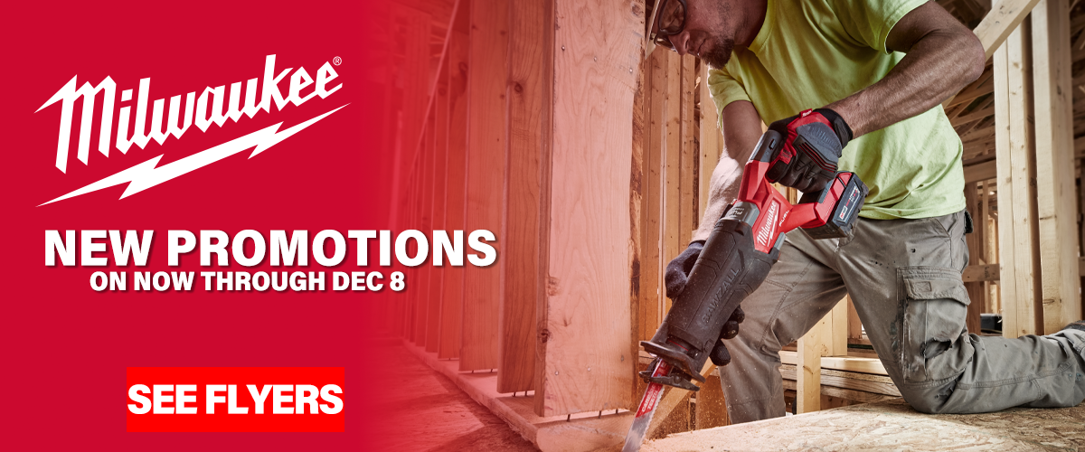 Browse the New Milwaukee Specials for Power Tools and Accessories